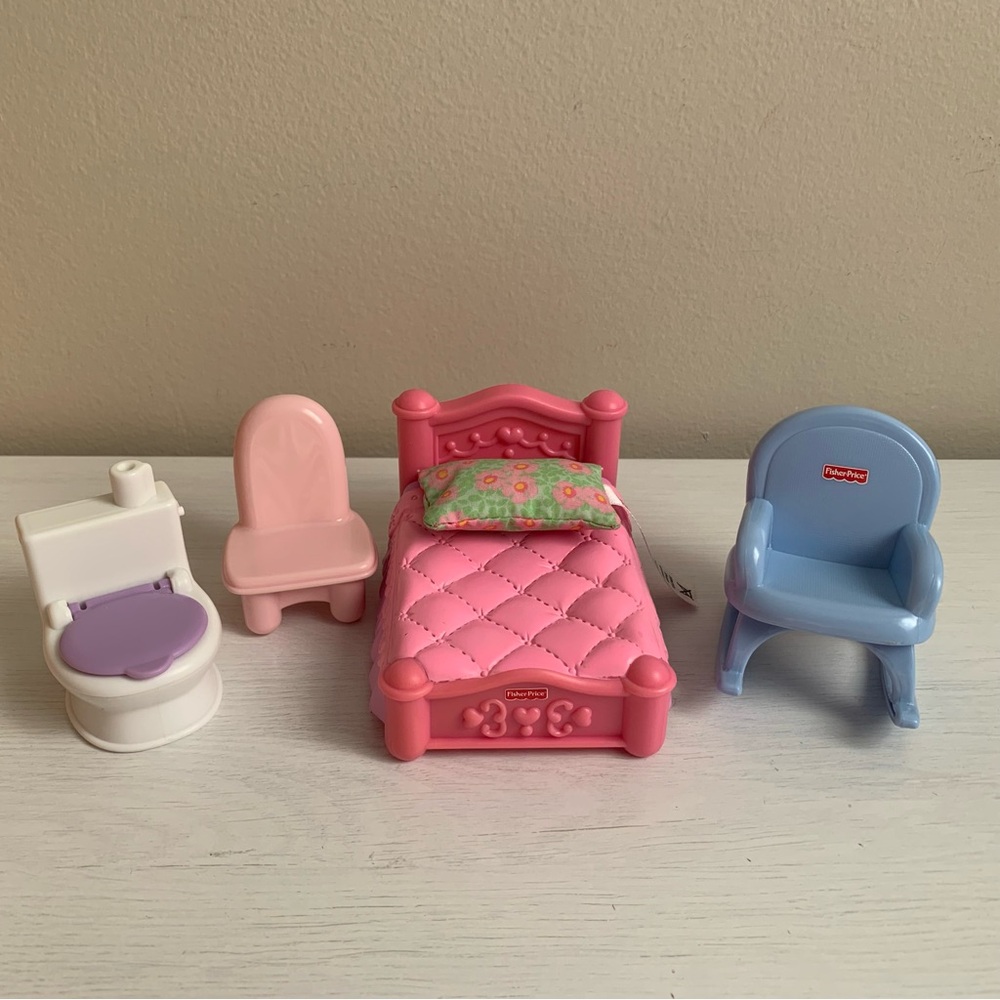 Fisher-Price My First Dollhouse Furniture Lot